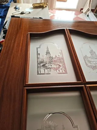 Cristal Puerta Paso Decorado