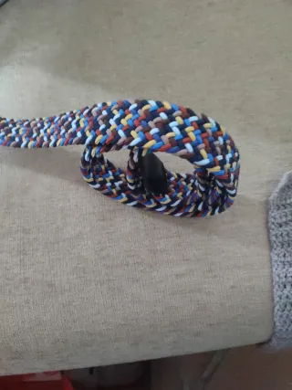 Cinturón trenzado caballero multicolor