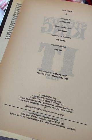 Lote Stephen King: IT + El Resplandor (2 clásicos)