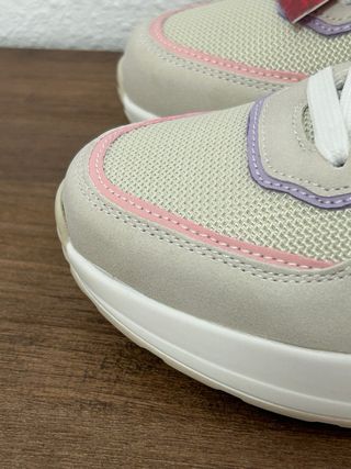 Zapatillas XTI Talla 37 Mujer Beige/Morado