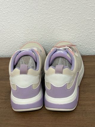 Zapatillas XTI Talla 37 Mujer Beige/Morado