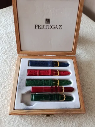 Set Correas Reloj Pertegaz Azul, Verde, Rojo