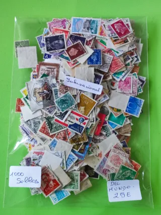 Lote Sellos Mundo 1000