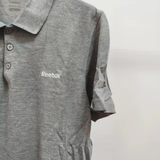 Polo Reebok Cinzento Tamanho L