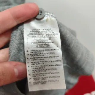 Polo Reebok Cinzento Tamanho L