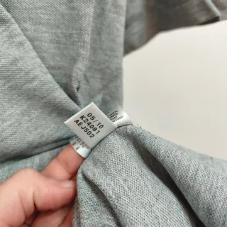 Polo Reebok Cinzento Tamanho L