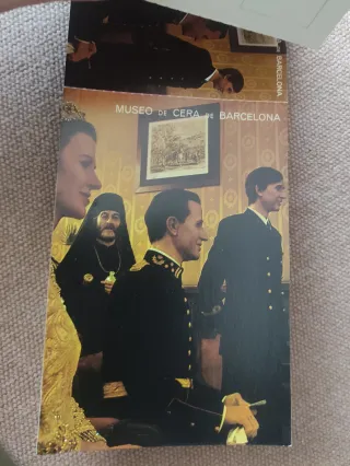 Postal Museo Cera Barcelona Serie 1