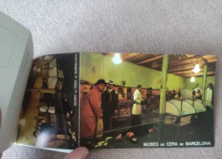 Postal Museo Cera Barcelona Serie 1