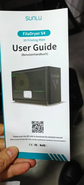 Secadora filamento SUNLU S4 - Capacidad 4 bobinas