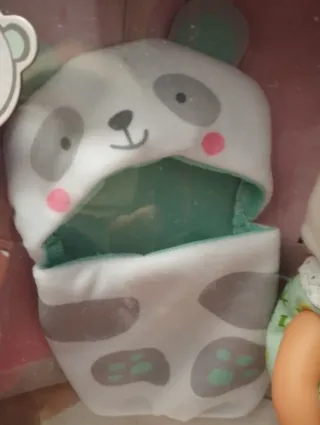 Muñeca Barriguitas Soft Oso Panda precintada