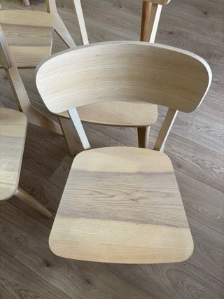Conjunto 4 Sillas Lisabo IKEA Madera