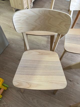 Conjunto 4 Sillas Lisabo IKEA Madera