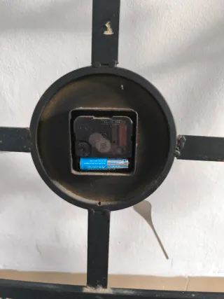 Reloj de Pared Decorativo Metal y Madera