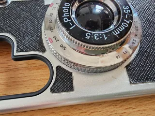 Funda móvil Samsung S23 Ultra cámara vintage