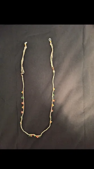 Collana/laccio portaocchiali handmade multicolor