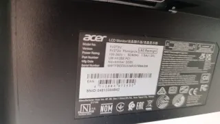 Monitor Acer 27 4K XV272U LED IPS FreeSync 144 Hz