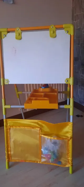 Pizarra Infantil Doble Metálica Juguettos