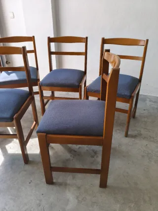 Conjunto mesa extensible y 6 sillas