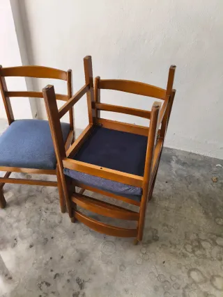 Conjunto mesa extensible y 6 sillas