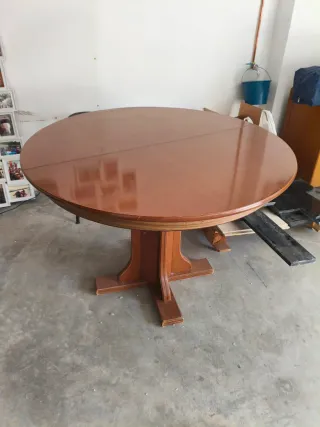 Conjunto mesa extensible y 6 sillas