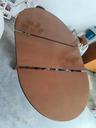 Conjunto mesa extensible y 6 sillas