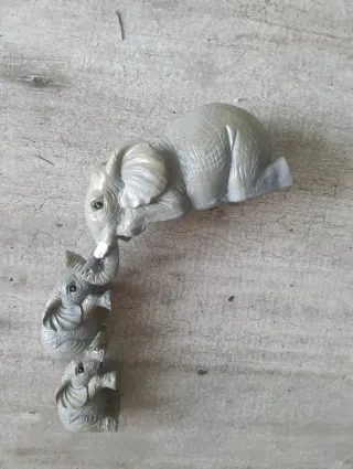 Set 3 elefanti decorativi