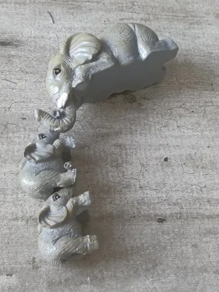 Set 3 elefanti decorativi