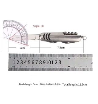 Navaja multiusos tipo suiza 11 utilidades. NUEVA
