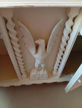 Cómoda antigua entrada madera,para restaurar