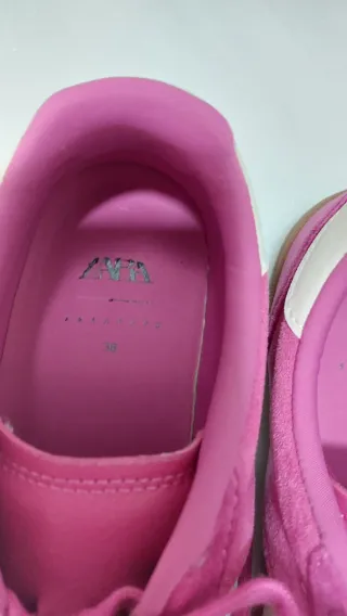 Zapatillas rosas de Zara talla 38