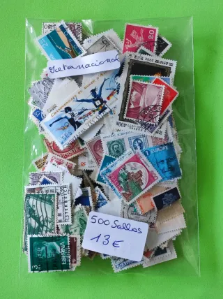 Lote 500 Sellos Mundo