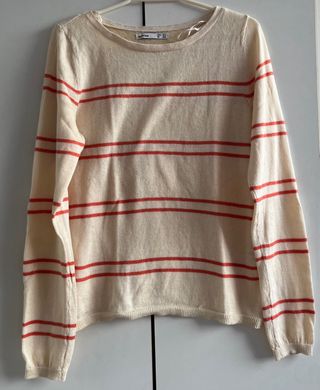 Jersey Lefties rayas beige y rojo