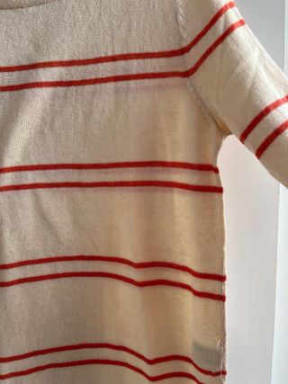 Jersey Lefties rayas beige y rojo