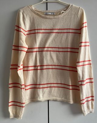 Jersey Lefties rayas beige y rojo