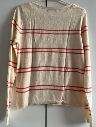 Jersey Lefties rayas beige y rojo