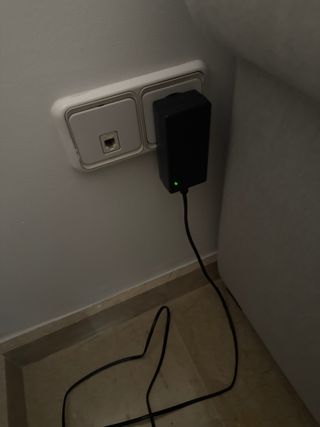 Poltrona relax in pelle nera