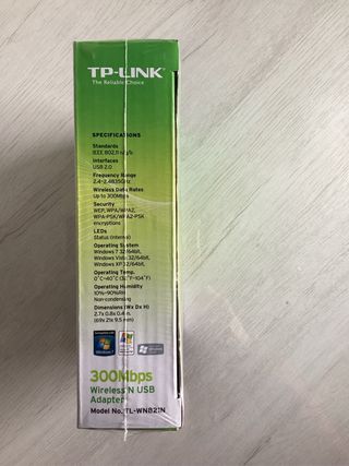 NUEVO! TP-LINK TL-WN821N Adaptador WiFi USB