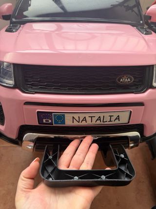 Coche eléctrico infantil rosa
