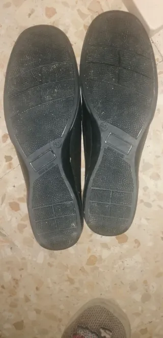 Zapatos de piel Pasarela Negros Talla 40