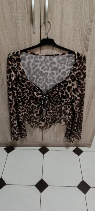 Top Shein Leopardo XL