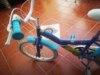 Bicicleta infantil azul