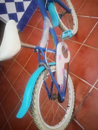 Bicicleta infantil azul
