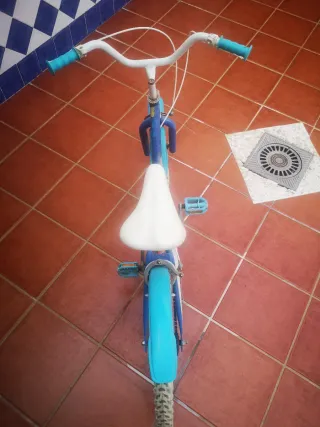 Bicicleta infantil azul