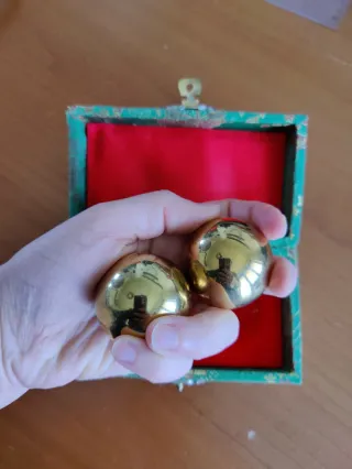 Sfere cinesi con cofanetto