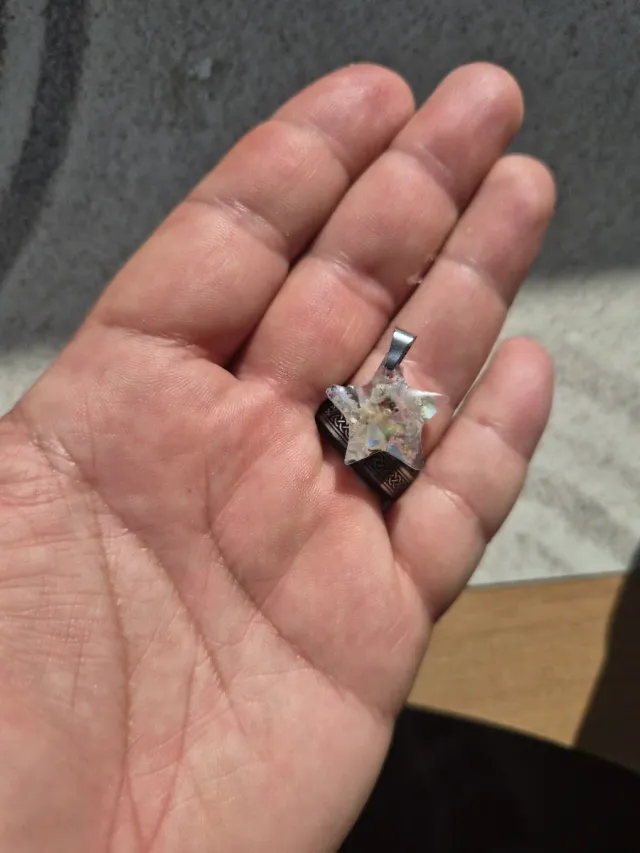 Joyeria-Colgante Estrella Ópalo Multicolor