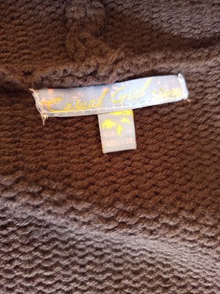 Chaqueta Sfera Punto y Pelo Talla S