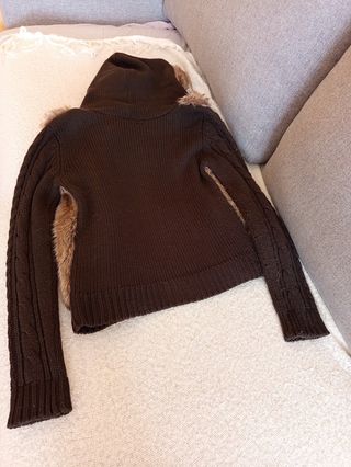 Chaqueta Sfera Punto y Pelo Talla S