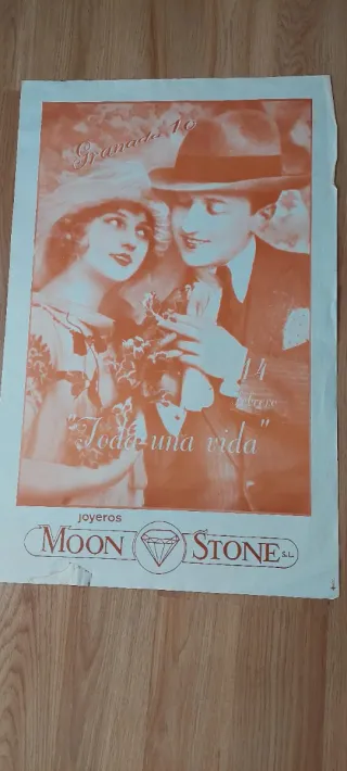 Cartel vintage Toda una vida