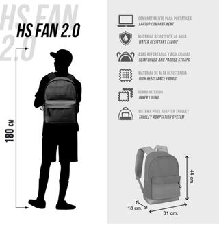 Mochila Lilo y Stitch Roja 44cm