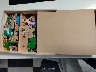 3 Puzles Mickey Mouse Disney Madera